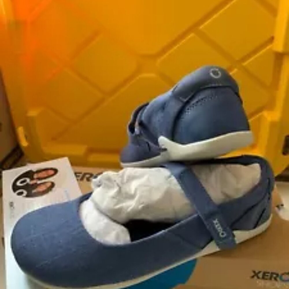 Xero Shoes Women's Cassie Hemp Moonlit Blue Mary Jane Shoes Size Various NWT